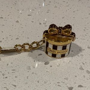 Henri Bendel box hat charm/keychain